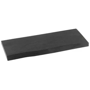 Étagère Murale - J-LINE - Gérard - Bois Massif - Noir - 70cm - ContemporainVendu parcdiscount
