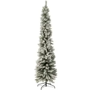 J-LINE Sapin De Noël Enneigé christmas 240cm Vert pas cher