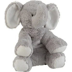 J-Line knuffelbeer Olifant - pluche - grijs - large pas cher