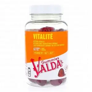 Valda Gummies Vitalité, Arôme naturel - Goût myrtille pas cher
