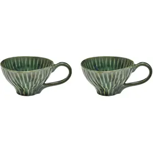 Serax Pascale Naessens Verde Lanza cappuccinokop 23cl groen (set van 2... pas cher