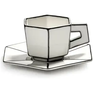 Serax Annebet Philips Carte Blanche Espresso kop + schotel 9cl inhoud ... pas cher