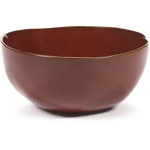 Serax Marie Michielssen La Mère hoge bowl D21cm venetian red pas cher