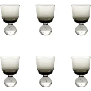 Serax - Bela Silva - Eternal Snow - Waterglas S - Grijs - 6 Ø - 6 stuks pas cher
