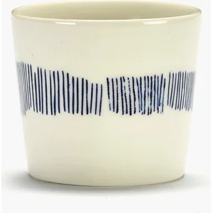 Serax - Ottolenghi Feast - Espressokop - Wit/Blauw - 7 Ø - 4 stuks pas cher