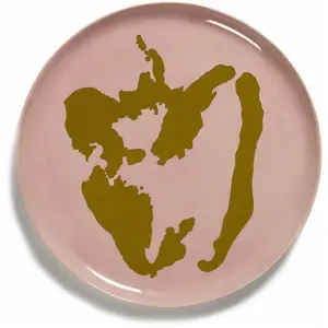 Serax - Ottolenghi Feast - Serveerschaal - Roze/Goud - 35 Ø