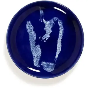 Serax - Ottolenghi Feast - Bord S - Donkerblauw/Wit - 19 Ø - 2 stuks