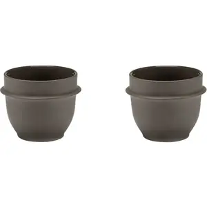 Serax Kelly Wearstler Dune espressokop D7.5cm H6cm slate (set 2 stuks)