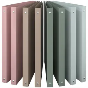 ACROPAQ - 8 x Classeur A4 - Souple, Pastel, 4 anneaux, Dos de 2,2 cm pas cher