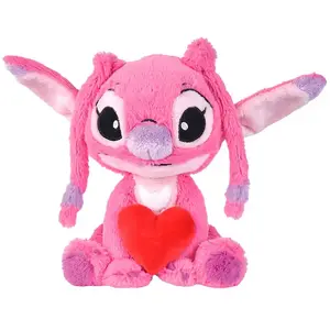 Simba Disney Stitch Angel heart plush toy 25cm (25 cm) pas cher