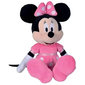 CADEAUX STORE Peluche Minnie Disney Robe Rose 45 cm pas cher