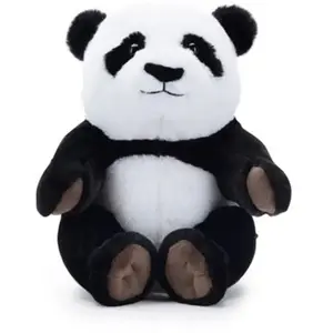 Comparateur de prix : Animal en peluche National Geographic Panda Noir et Blanc 25 cm