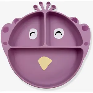Trixie Assiette en silicone avec compartiments Animal mauve TU pas cher