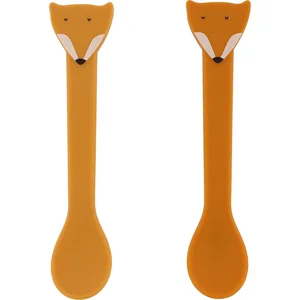 Trixie Lot de 2 cuillères en silicone Mr. Fox pas cher