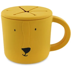 Trixie Tasse Snack Silicone Mr Lion - Jaune pas cher