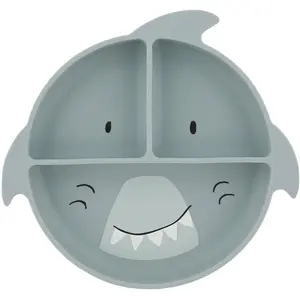 Trixie Assiette à compartiments en silicone Mr. Shark pas cher
