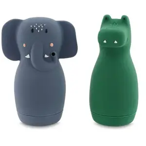 Trixie Badspeelgoed Squeezy Animals | Mrs. Elephant & Mr. Crocodile pas cher