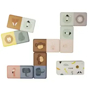 Jeu de société - Trixie - Domino junior - 24 pièces - Éducatif - Mixte - Intérieur pas cher