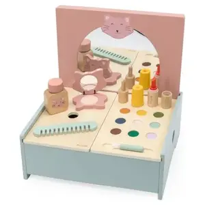 Trixie Houten Make-up tafel - Educatief speelgoed - Houten speelgoed - Pretend play pas cher