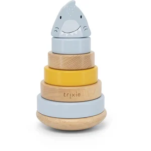 Trixie Tour à empiler en bois Mr. Shark pas cher