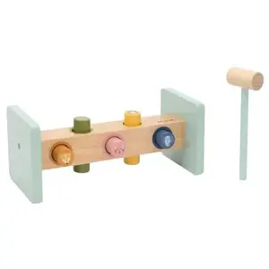 TRIXIE BABY - 36-269 - Jeu de marteau en bois - Les Animaux pas cher