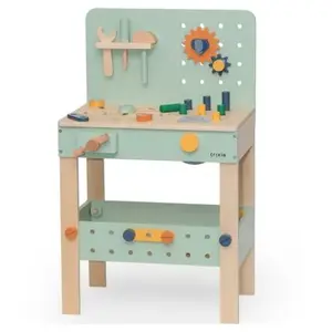 Etabli de bricolage - Bois FSC - Jeu imitation enfant - Trixie pas cher