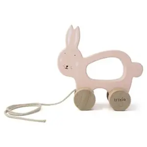 Trixie Animal à traquer en bois pour bébé (lapin) pas cher