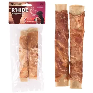 Flamingo R'HIDE Canard Wrapped Ribs 17CM 2PCS 110GR