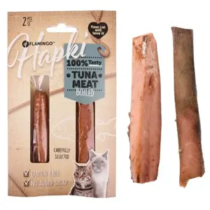 FLAMINGO Kattensnack Tuna Meat Boiled 35 Gram 35 Gram pas cher