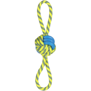 Flamingo JCHIEN TOFLA Anneau Corde A Tirer Bleu/Jaune + Balle 30x7x7CM pas cher