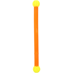 Flamingo Jouet pour Chien Lipa TPU bâton avec 2 balles Jaune/Orange - 45,8x4,9x4,9cm - Flottant pas cher