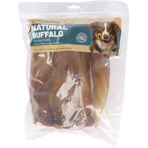 Flamingo Snack Nature Buffeloor met vlees - zak met 5 stuks - snack voor de hond - glutenvrij pas cher