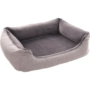 Flamingo Mand Esmo Rechthoekig Grijs 100x80x25cm pas cher