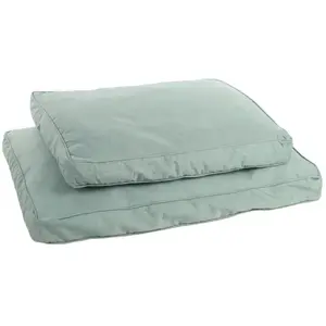 Flamingo - Kussen Geneve Rechthoekig Lichtgroen met rand 100x70x12cm