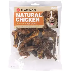 Flamingo Hondensnack Nature Kippennekken 200 gr - 200 gr