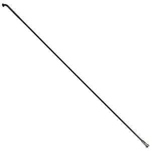 P2R Rayon Inox Noir E-Bike 2,0mm Avec Tete En 2,3mm Sapim Tete Coudee Avec Ecrous - A L'unité Longueur Au Choix 294mm pas cher