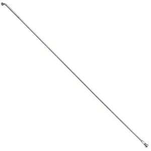 P2R Rayon Inox Argent E-Bike 2,0mm Avec Tete En 2,3mm Sapim Tete Coudee Avec Ecrous - A L'unité Longueur Au Choix 258mm pas cher