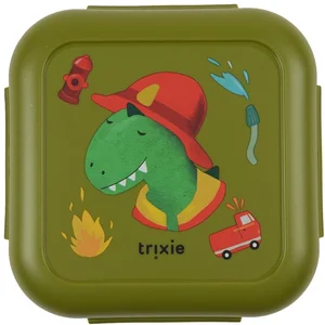 Trixie | Snackbox met clip Fireman Mr. Dino Gemakkelijk te openen BPA-vrij Ideaal voor school pas cher