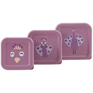 Trixie Lot de 3 boîtes à goûter Mrs. Peacock pas cher