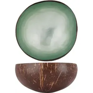 Bol NOYA coco feuille vert menthe metallique pas cher
