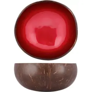 Bol NOYA coco peinture rouge metallique pas cher