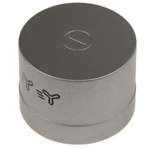 Bouton 2 d35 h15 - inox look 1330639670 - Ikea pas cher