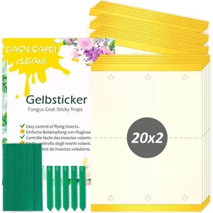 VNSDHGUDISG 40pcs Pièges à InsectesAnti Moucherons InterieurPièges Eng... pas cher