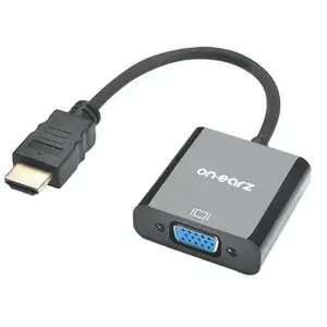 ONEARZ Adaptateur HDMI Mâle vers VGA Femelle On Earz Mobile Gear Noir pas cher