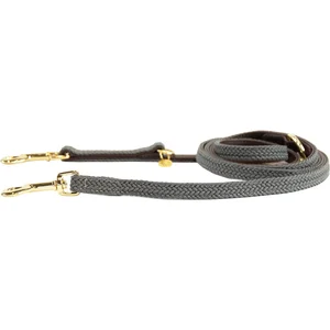 Kentucky Gevlochten Nylon presentatielijn hond grijs 2m pas cher