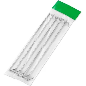 GARDENODE Trekstangen - Schanskorf Versteviging - Set van 5 - Metaal 30 cm pas cher