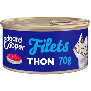 Edgard & Cooper Adult Filets de thon 70 g pour chat - thon pas cher