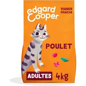 Edgard & Cooper Adult poulet sans céréales pour chat - 4 kg pas cher