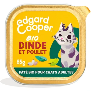 Edgard & Cooper Adult Pâté bio sans céréales 85 g pour chat - dinde bio, poulet bioVendu parzooplus-be