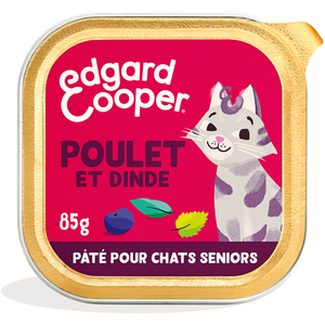 Edgard & Cooper Senior Pâté sans céréales 85 g pour chat - poulet, din...Vendu parzooplus-be